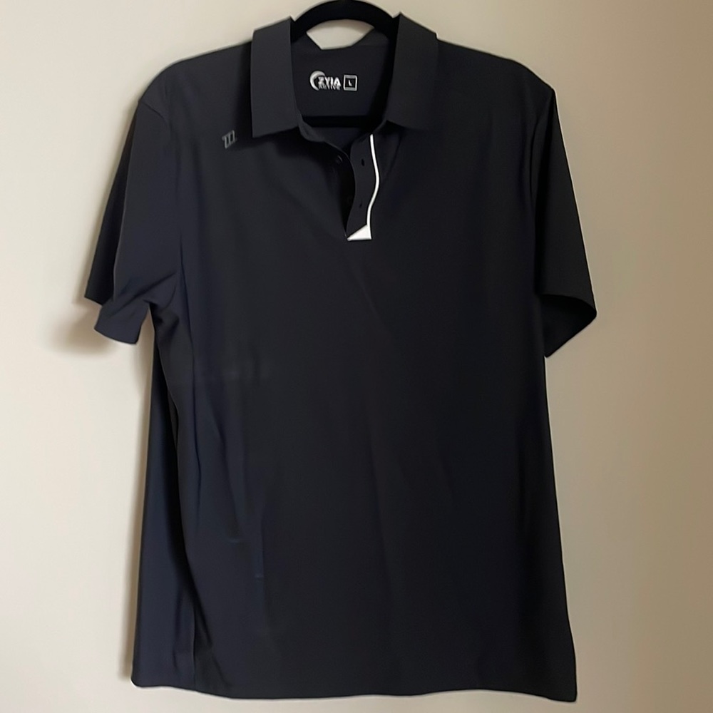 Zyia Men’s Black Polo/Golf Shirt Size L